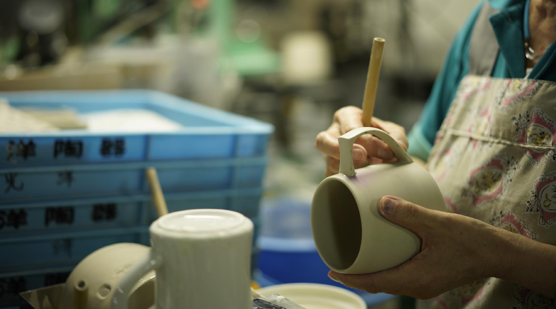 最も優遇の カップのみ 光洋陶器 マーレ KOYO 17072051 カプチーノカップ グリーン コーヒー・お茶用品